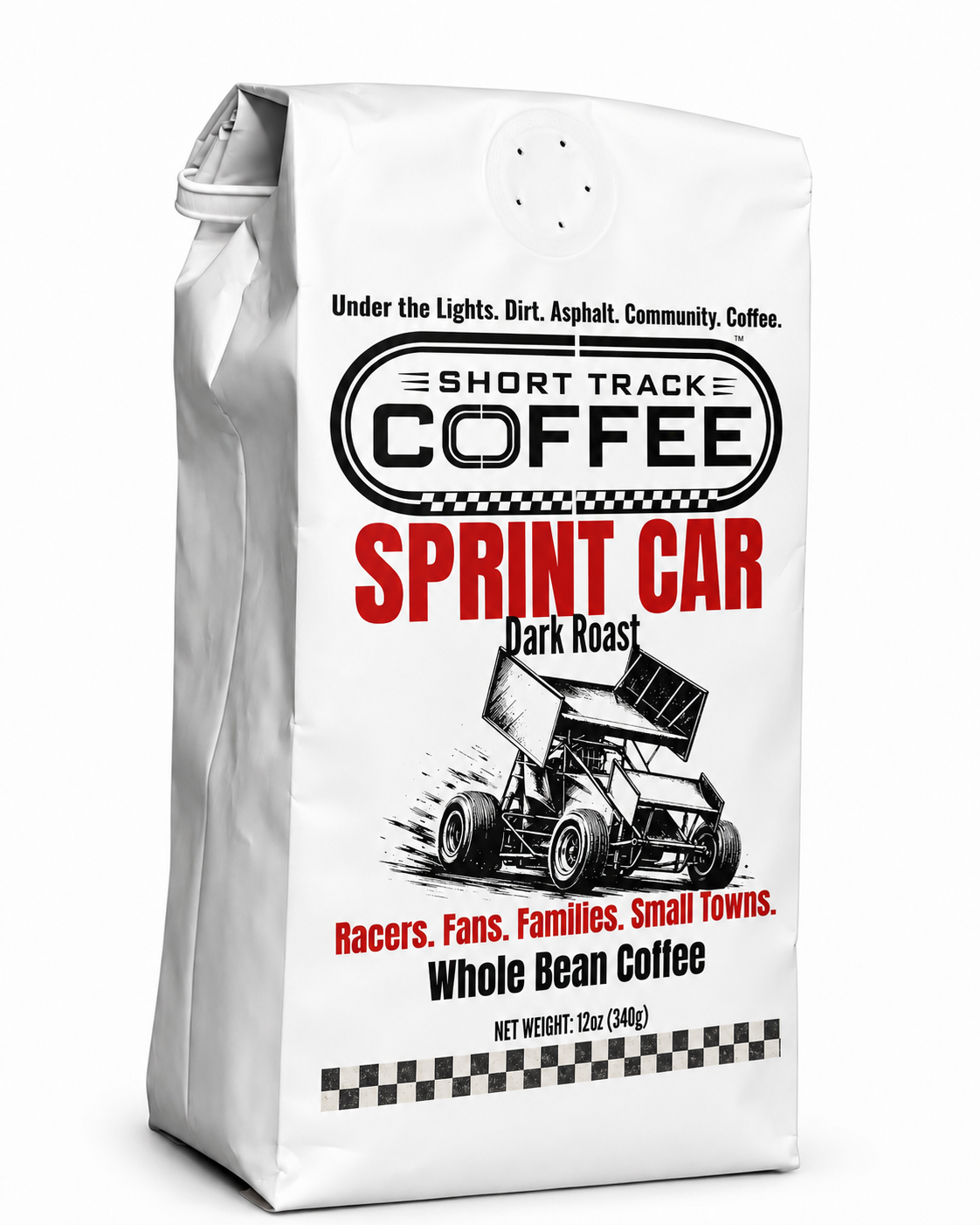 Sprint Car Dark Roast 12 Ounce Whole Bean Coffee