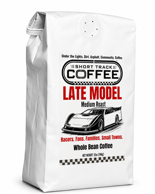Late Model Medium Roast 12 Ounce Whole Bean Coffee