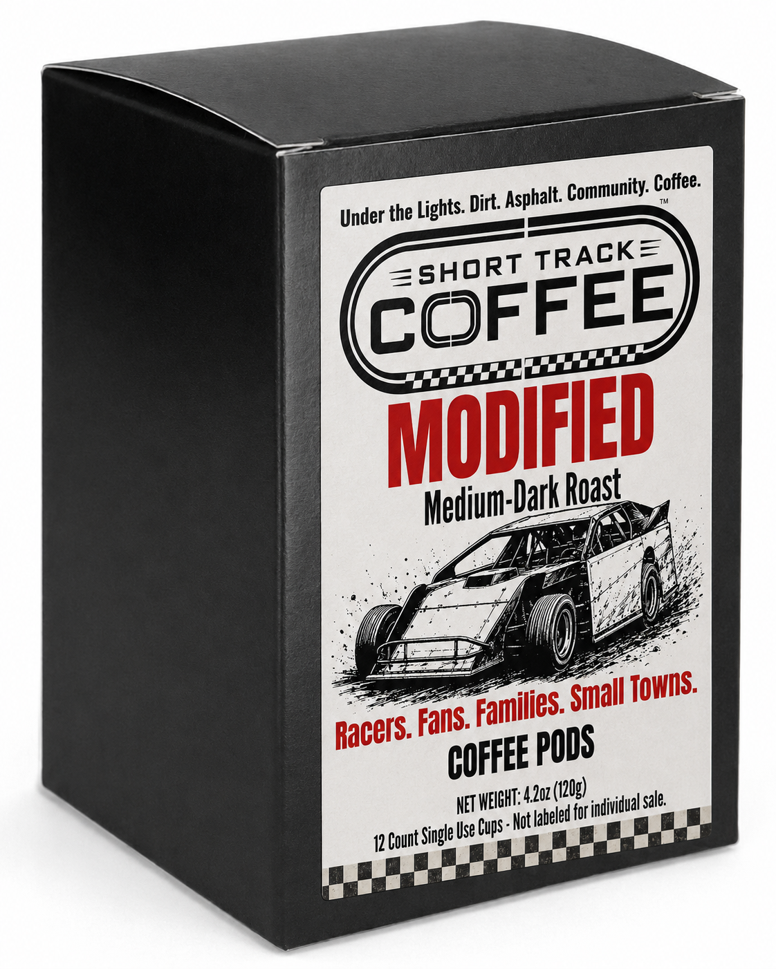 Modified Medium-Dark Roast 12 Count Coffee Pods
