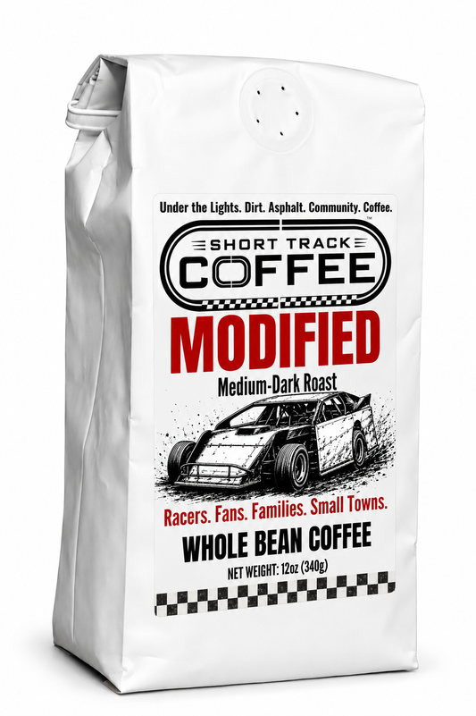 Modified Medium-Dark Roast 12 Ounce Whole Bean Coffee