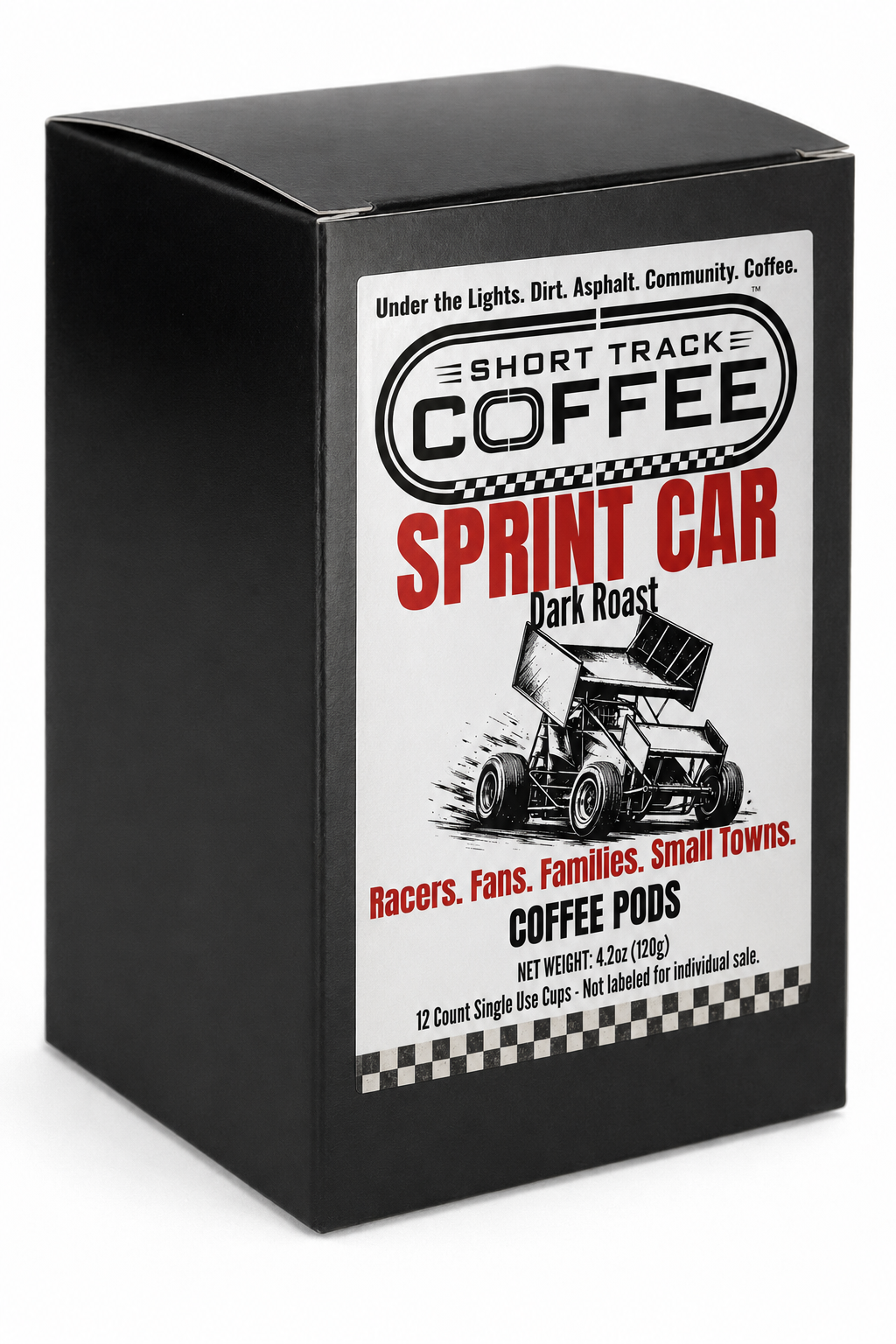 Sprint Car Dark Roast 12 Count Coffee Pods